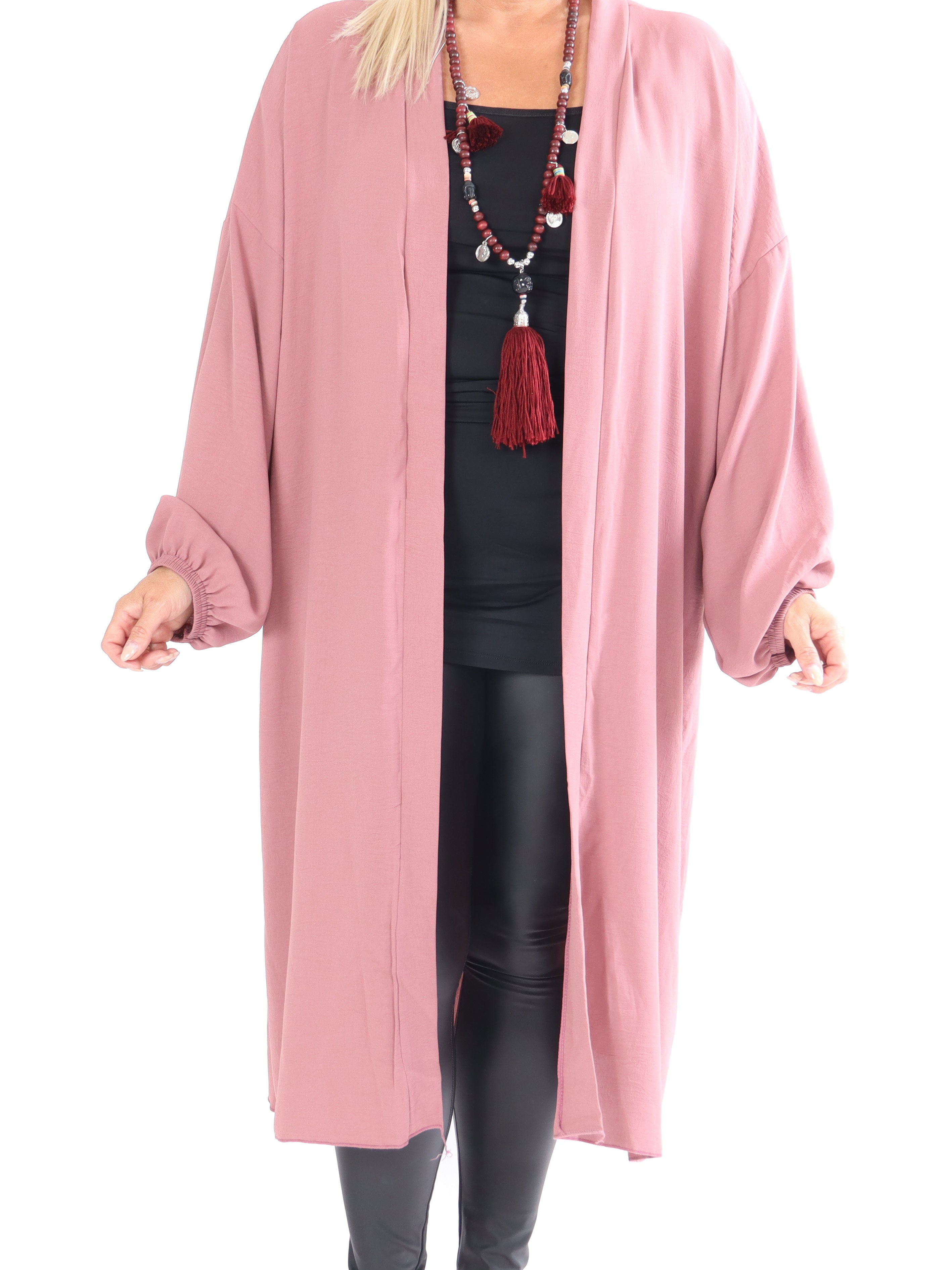 Ellen - Sød plus size cardigan med ballonærmer